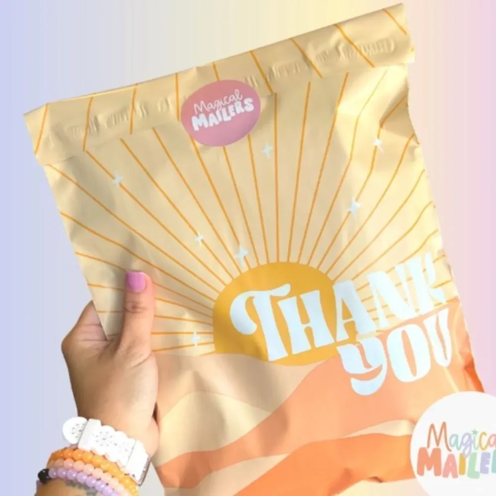 Poly Mailers bags stickers